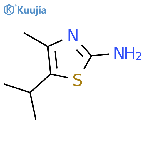 5-Isopropyl-4-methylthiazole-2-ylamine structure