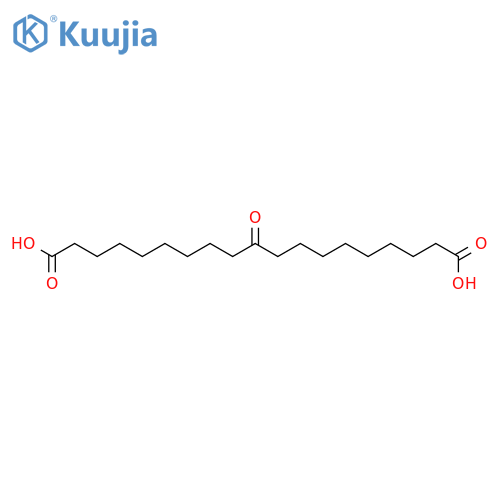 10-Oxononadecanedioic acid structure
