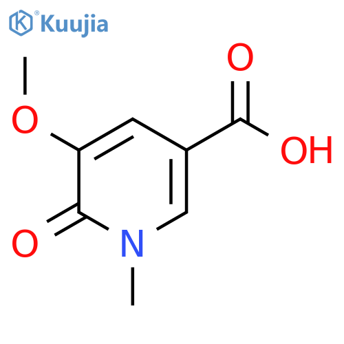 5-Methoxy-1-methyl-6-oxo-1,6-dihydropyridine-3-carboxylic acid structure