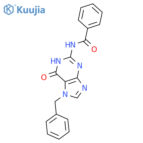 Benzamide, N-[6,7-dihydro-6-oxo-7-(phenylmethyl)-1H-purin-2-yl]- structure
