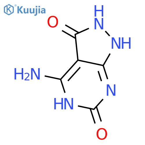1H-Pyrazolo[3,4-d]pyrimidine-3,6(2H,5H)-dione, 4-amino- structure