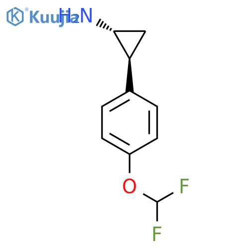 (1R,2S)-2-[4-(Difluoromethoxy)phenyl]cyclopropan-1-amine structure