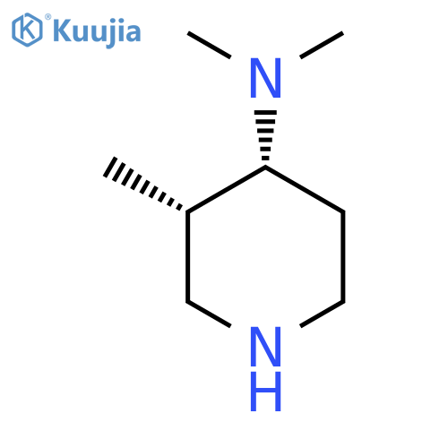 (3S,4R)-N,N,3-trimethylpiperidin-4-amine structure