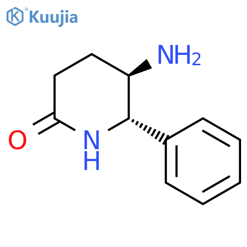 2-Piperidinone, 5-amino-6-phenyl-, (5R,6S)- structure