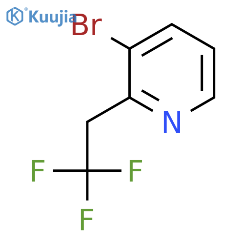 3-bromo-2-(2,2,2-trifluoroethyl)pyridine structure