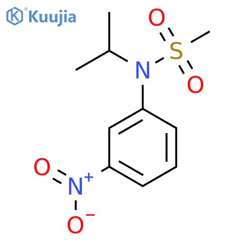 N-Isopropyl-N-(3-nitrophenyl)methanesulfonamide structure