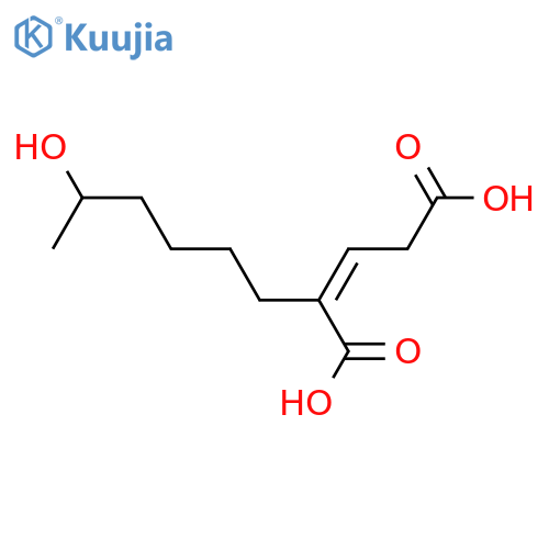 2-Hexyl-2-pentenedioic acid; (Z)-form, 5'ξ-Hydroxy structure