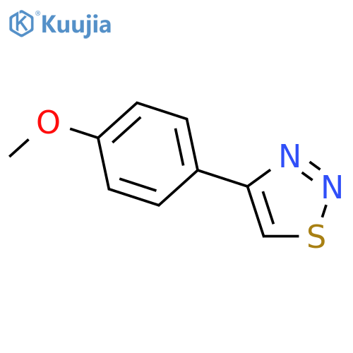 4-(4-Methoxyphenyl)-1,2,3-thiadiazole structure
