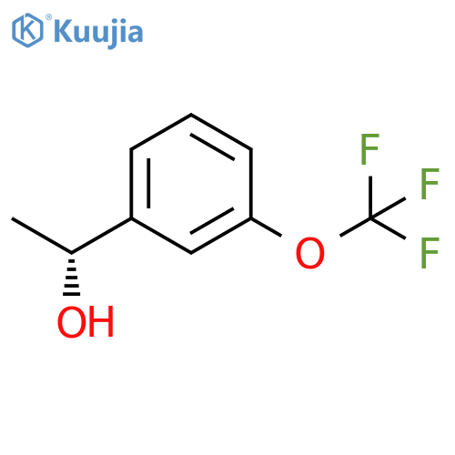 Benzenemethanol, α-methyl-3-(trifluoromethoxy)-, (αR)- structure