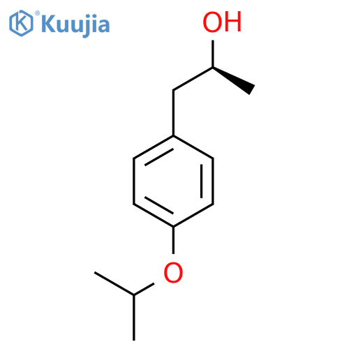 (2S)-1-[4-(propan-2-yloxy)phenyl]propan-2-ol structure