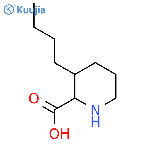 3-Butylpiperidine-2-carboxylic acid structure