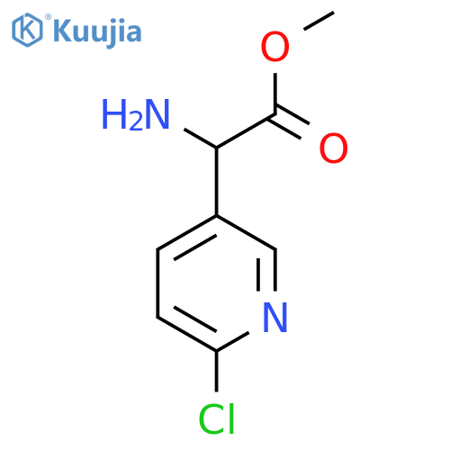 Methyl 2-amino-2-(6-chloropyridin-3-yl)acetate structure