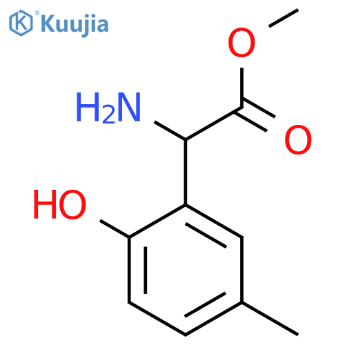 METHYL (2R)-2-AMINO-2-(2-HYDROXY-5-METHYLPHENYL)ACETATE structure