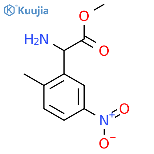 Methyl 2-amino-2-(2-methyl-5-nitrophenyl)acetate structure