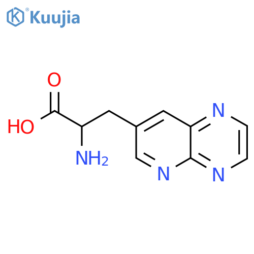 2-Amino-3-{pyrido[2,3-b]pyrazin-7-yl}propanoic acid structure