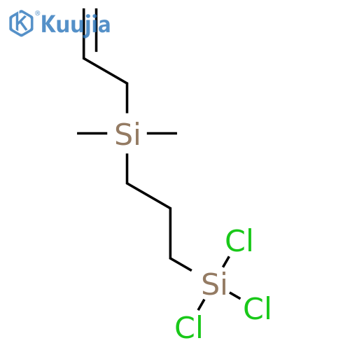 Silane, dimethyl-2-propenyl[3-(trichlorosilyl)propyl]- structure