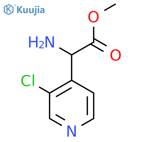 Methyl 2-amino-2-(3-chloropyridin-4-yl)acetate structure