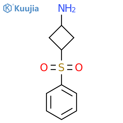 3-(Benzenesulfonyl)cyclobutan-1-amine structure