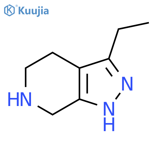 3-Ethyl-2H,4H,5H,6H,7H-pyrazolo[3,4-c]pyridine structure