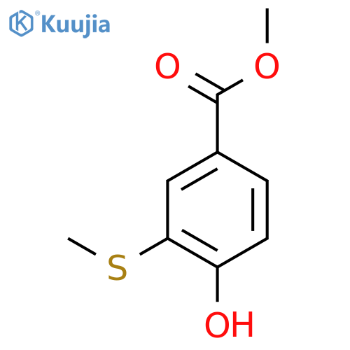 Methyl4-hydroxy-3-methylsulfanylbenzoate structure