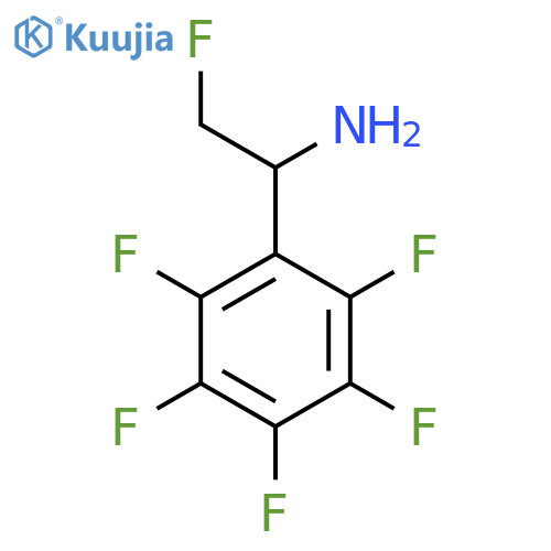 2-Fluoro-1-(pentafluorophenyl)ethan-1-amine structure