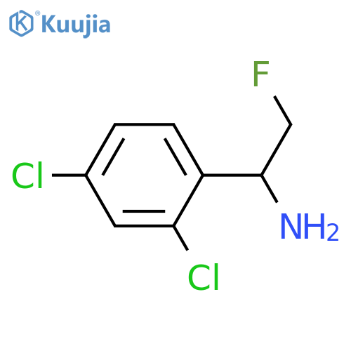 1-(2,4-DICHLOROPHENYL)-2-FLUOROETHAN-1-AMINE structure
