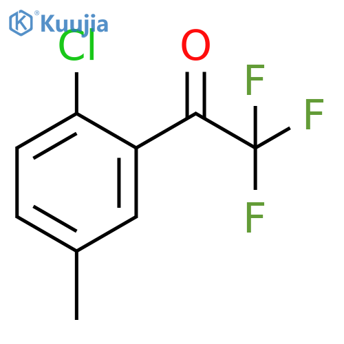 1-(2-Chloro-5-methylphenyl)-2,2,2-trifluoroethanone structure