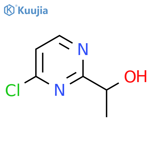 1-(4-Chloropyrimidin-2-YL)ethan-1-OL structure
