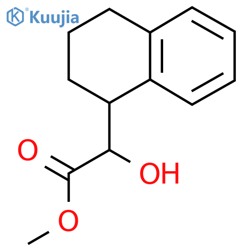 Methyl 2-hydroxy-2-(1,2,3,4-tetrahydronaphthalen-1-yl)acetate structure