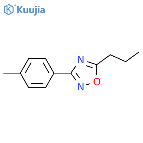 5-Propyl-3-(p-tolyl)-1,2,4-oxadiazole structure