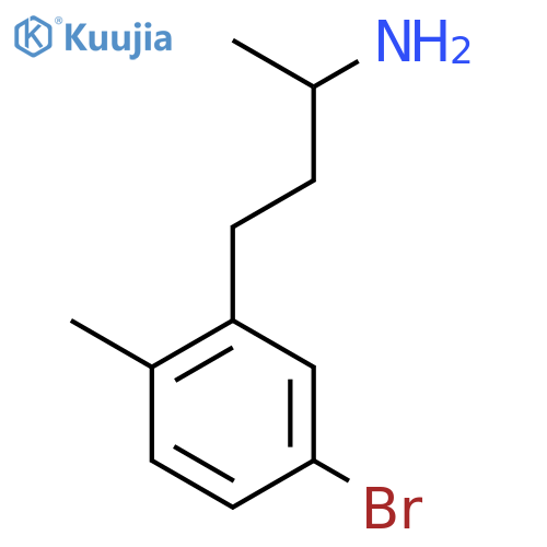 4-(5-Bromo-2-methylphenyl)butan-2-amine structure