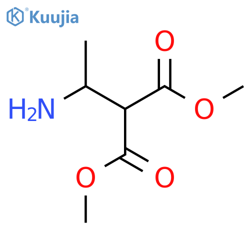 1,3-Dimethyl 2-(1-aminoethyl)propanedioate structure
