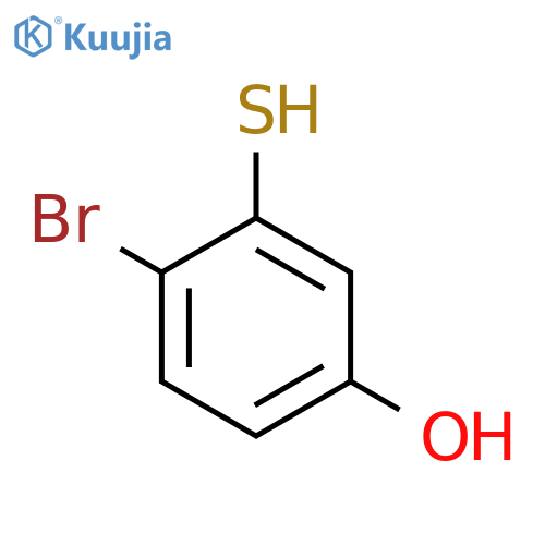 4-Bromo-3-sulfanylphenol structure