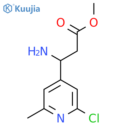 4-Pyridinepropanoic acid, β-amino-2-chloro-6-methyl-, methyl ester structure