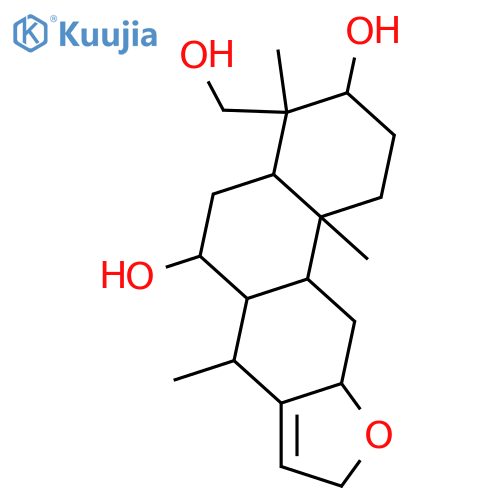12,16-Epoxy-13(15)-cassene-3,7,19-triol; (3β,7β,12β)-form structure