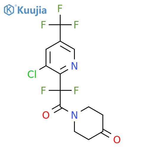 1-(2-(3-Chloro-5-(trifluoromethyl)pyridin-2-yl)-2,2-difluoroacetyl)piperidin-4-one structure