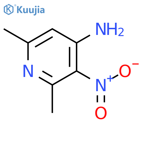 2,6-Dimethyl-3-nitropyridin-4-amine structure