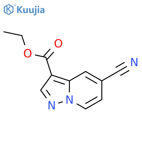 ethyl 5-cyanopyrazolo[1,5-a]pyridine-3-carboxylate structure