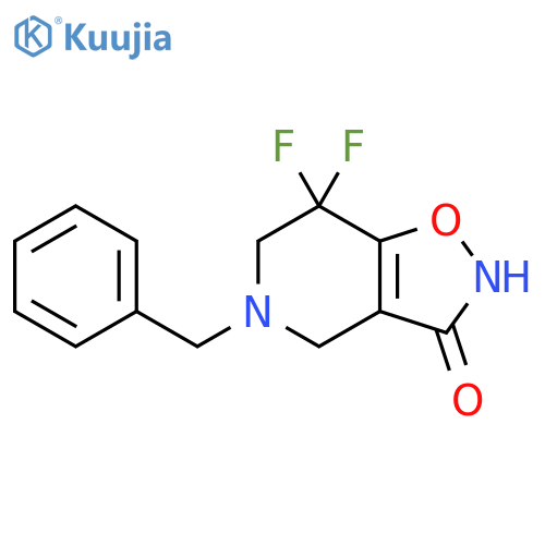 5-Benzyl-7,7-difluoro-4,5,6,7-tetrahydroisoxazolo[4,5-c]pyridin-3-ol structure