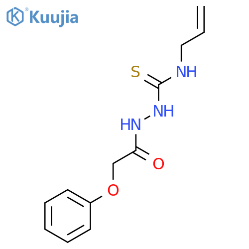 2-phenoxy-N-{[(prop-2-en-1-yl)carbamothioyl]amino}acetamide structure