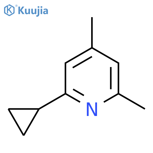 2-Cyclopropyl-4,6-dimethylpyridine structure