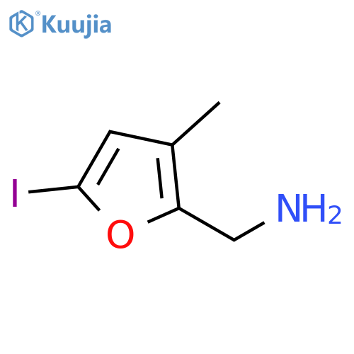 2-Furanmethanamine, 5-iodo-3-methyl- structure
