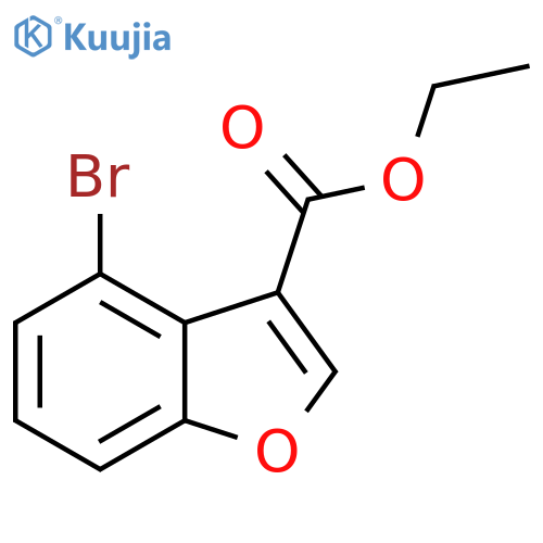 ethyl 4-bromobenzofuran-3-carboxylate structure