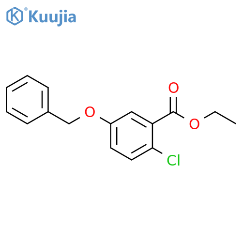 Ethyl 5-(benzyloxy)-2-chlorobenzoate structure