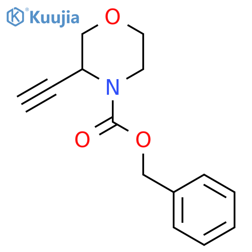 Benzyl 3-ethynylmorpholine-4-carboxylate structure