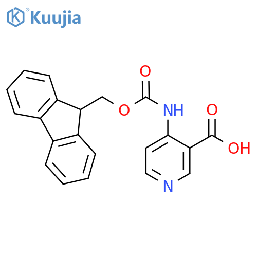 4-(9H-FLUOREN-9-YLMETHOXYCARBONYLAMINO)-NICOTINIC ACID structure