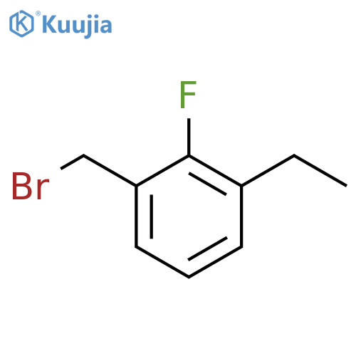 1-(Bromomethyl)-3-ethyl-2-fluorobenzene structure