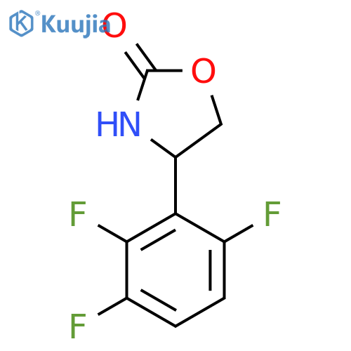 4-(2,3,6-Trifluorophenyl)-1,3-oxazolidin-2-one structure