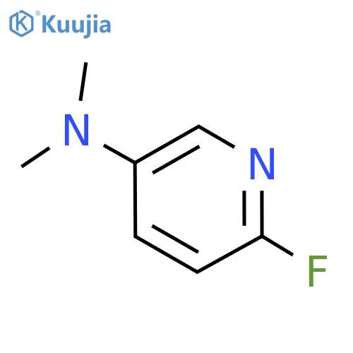 6-Fuoro-N,N-dimethylpyridin-3-amine structure