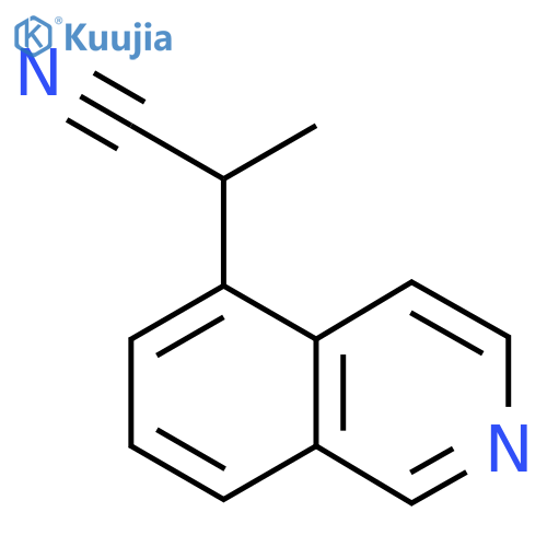 2-(Isoquinolin-5-yl)propanenitrile structure